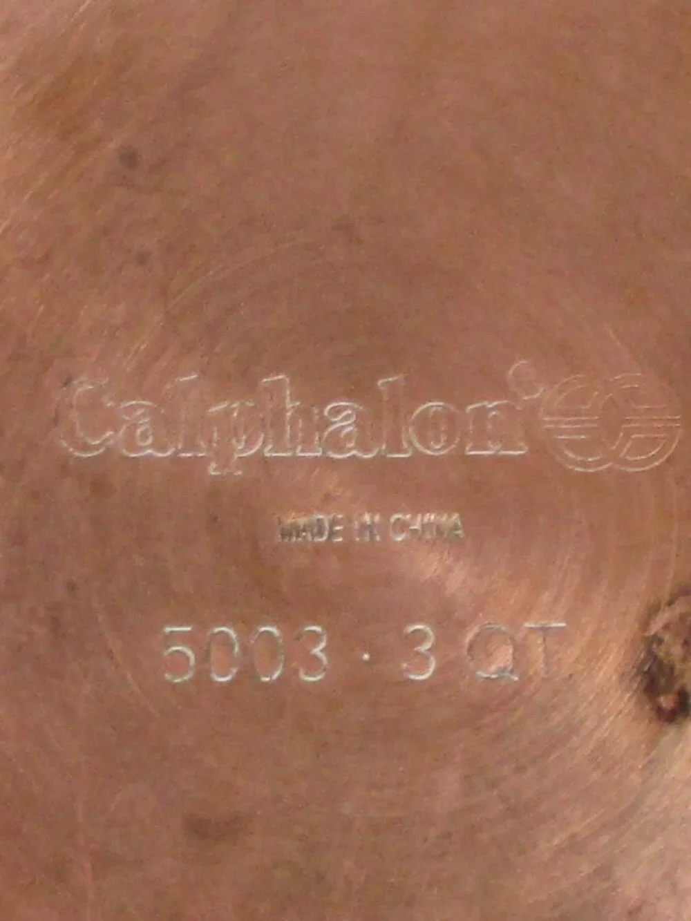 3 PC SET OF CALPHALON TRI-CLAD COPPER COOKWARE